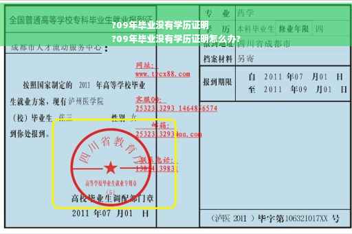 ?09年毕业没有学历证明
?09年毕业没有学历证明怎么办?