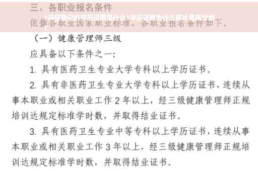 ?兵役登记的学历证明是什么?学历证明为什么照片是两寸的
?