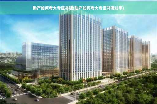 助产如何考大专证书呢(助产如何考大专证书呢知乎)