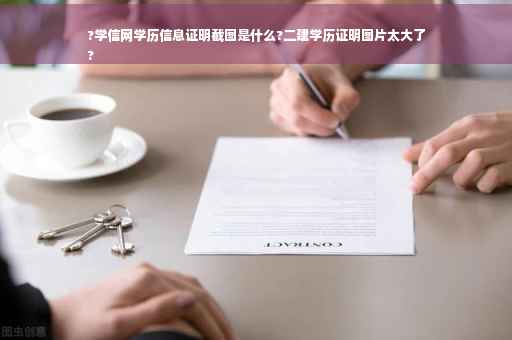 ?学信网学历信息证明截图是什么?二建学历证明图片太大了
?