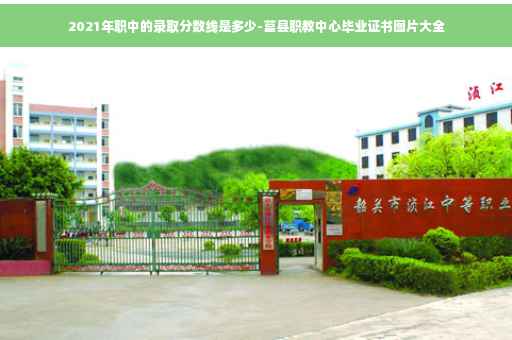 2021年职中的录取分数线是多少-莒县职教中心毕业证书图片大全