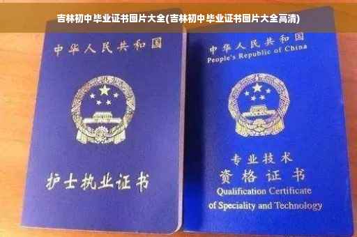 吉林初中毕业证书图片大全(吉林初中毕业证书图片大全高清)