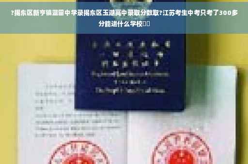 ?揭东区新亨镇蓝田中学录揭东区玉湖高中录取分数取?江苏考生中考只考了300多分能进什么学校⚡️