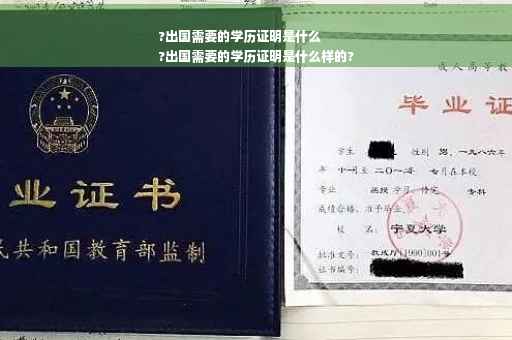 ?出国需要的学历证明是什么
?出国需要的学历证明是什么样的?