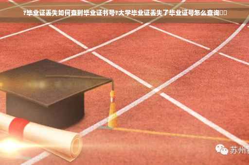 ?毕业证丢失如何查到毕业证书号?大学毕业证丢失了毕业证号怎么查询⚡️