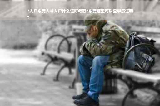 ?入户东莞人才入户什么证好考取?东莞哪里可以查学历证明
?