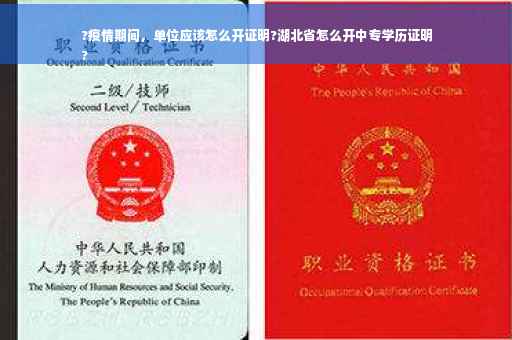 ?疫情期间，单位应该怎么开证明?湖北省怎么开中专学历证明
?