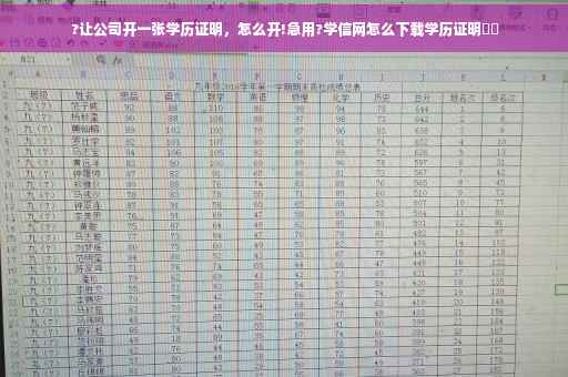 ?让公司开一张学历证明，怎么开!急用?学信网怎么下载学历证明⚡️