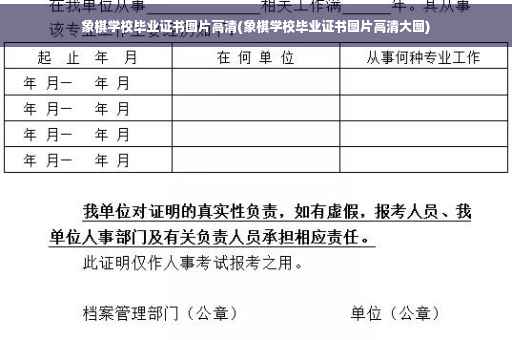 象棋学校毕业证书图片高清(象棋学校毕业证书图片高清大图) 象棋学校毕业证书图片高清(象棋学校毕业证书图片高清大图)