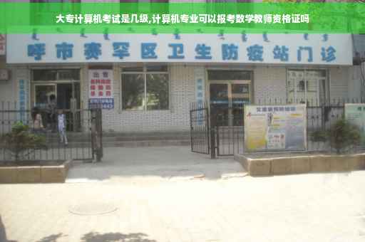 大专计算机考试是几级,计算机专业可以报考数学教师资格证吗