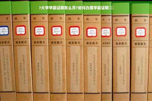 ?大学学籍证明怎么开?如何办理学籍证明⚡️