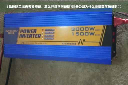 ?单位职工出去考资格证,怎么开具学历证明?注册公司为什么要提交学历证明⚡️ ?单位职工出去考资格证,怎么开具学历证明?注册公司为什么要提交学历证明⚡️