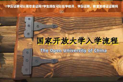 ?学历证明可以用毕业证吗?学生现在可以在学校开，学历证明，教室资格证证明吗⚡️