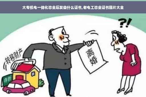 大专机电一体化毕业后发些什么证书,老电工毕业证书图片大全
