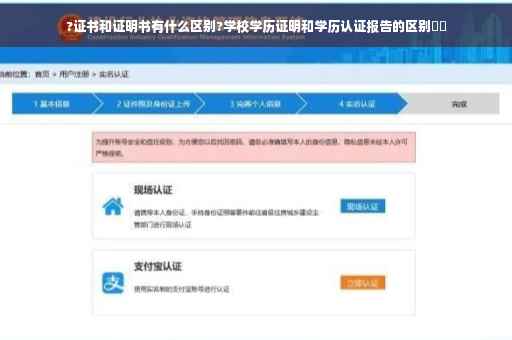 ?证书和证明书有什么区别?学校学历证明和学历认证报告的区别⚡️