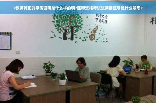 ?教师转正的学历证明是什么样的啊?医师资格考试试用期证明是什么意思?
