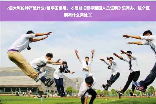 ?意大利的特产是什么?留学回来后，才得知《留学回国人员证明》没有办，这个证明有什么用处⚡️