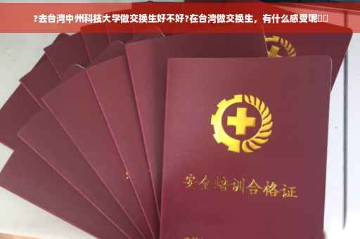 ?去台湾中州科技大学做交换生好不好?在台湾做交换生，有什么感受呢⚡️