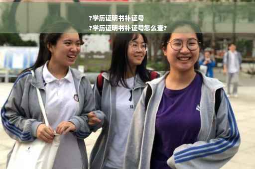 ?学历证明书补证号
?学历证明书补证号怎么查?