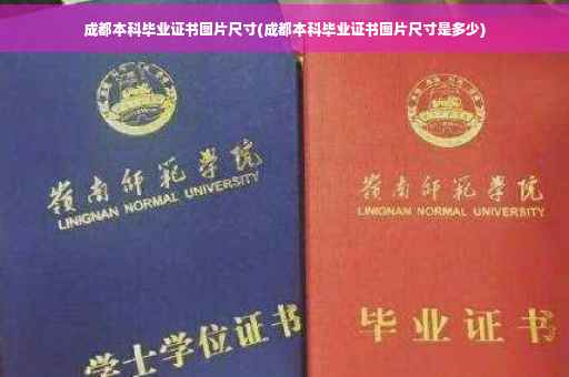 成都本科毕业证书图片尺寸(成都本科毕业证书图片尺寸是多少)