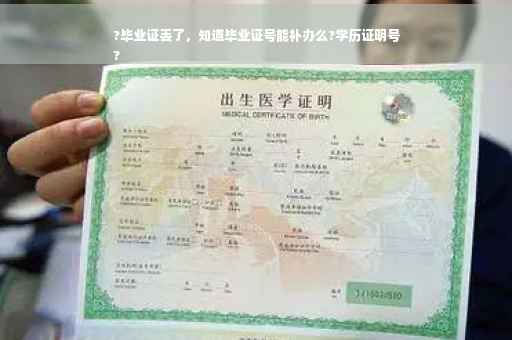 ?毕业证丢了，知道毕业证号能补办么?学历证明号
?