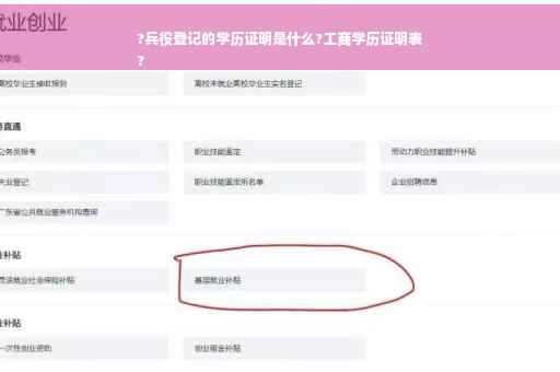 ?兵役登记的学历证明是什么?工商学历证明表
?