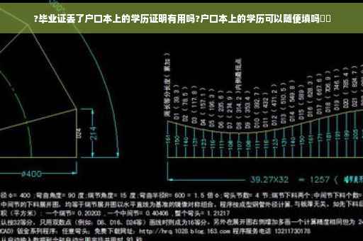?毕业证丢了户口本上的学历证明有用吗?户口本上的学历可以随便填吗⚡️