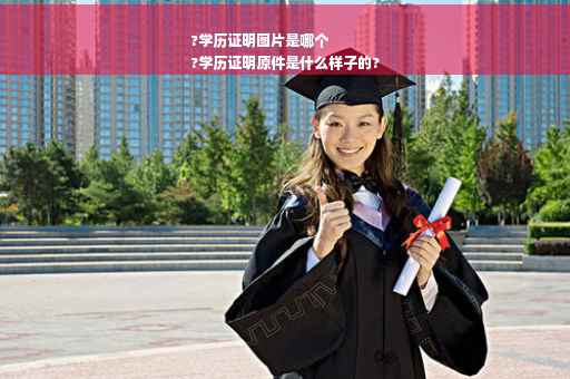 ?学历证明图片是哪个
?学历证明原件是什么样子的?