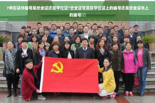 ?学历证书编号是毕业证还是学位证?毕业证号是指学位证上的编号还是毕业证书上的编号⚡️