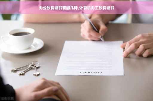 办公软件证书有那几种,计算机办工软件证书
