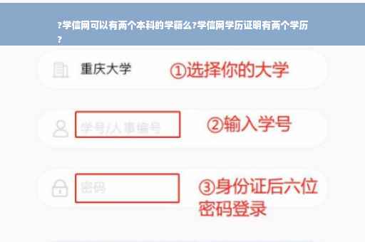 ?学信网可以有两个本科的学籍么?学信网学历证明有两个学历
?