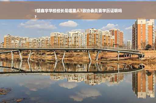 ?胡鑫宇学校校长是哪里人?政协委员要学历证明吗
?