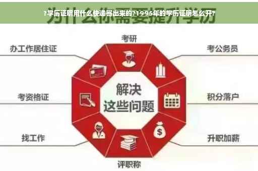 ?学历证明用什么快递寄出来的?1995年的学历证明怎么开?