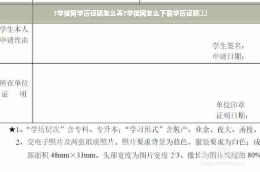 ?学信网学历证明怎么弄?学信网怎么下载学历证明⚡️