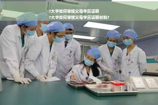 ?大学如何审核父母学历证明
?大学如何审核父母学历证明材料?