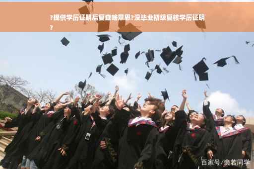 ?提供学历证明后复查啥意思?没毕业初级复核学历证明
?