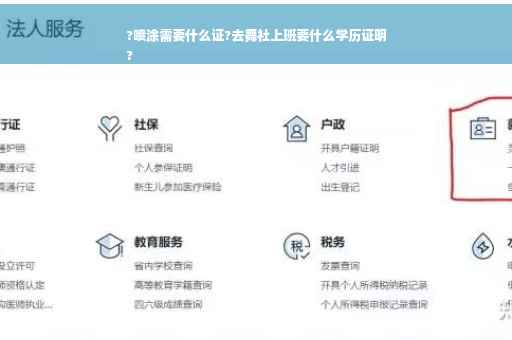 ?喷涂需要什么证?去舞社上班要什么学历证明
?