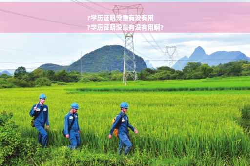 ?学历证明没章有没有用
?学历证明没章有没有用啊?