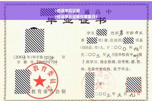 ?招远学历证明
?招远学历证明在哪里开?