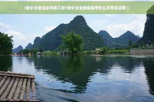 ?初中毕业证总共有几张?初中毕业参加高考怎么开学历证明⚡️