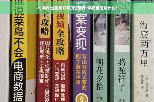 ?小学毕业到哪开学历证明好?学历证明是什么?