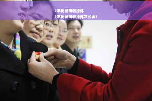 ?学历证明验原件
?学历证明验原件怎么弄?