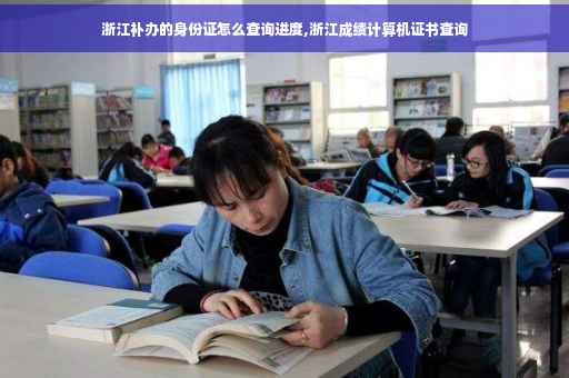 浙江补办的身份证怎么查询进度,浙江成绩计算机证书查询