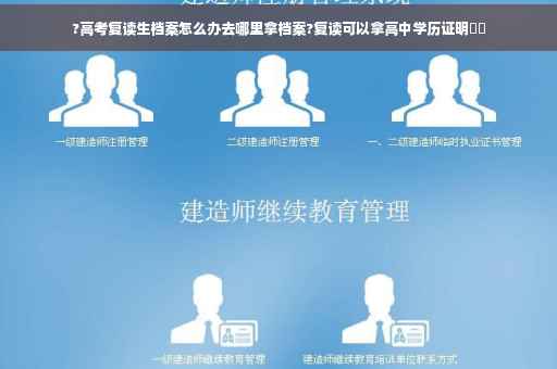 ?高考复读生档案怎么办去哪里拿档案?复读可以拿高中学历证明⚡️