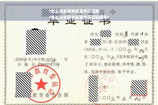 ?怎么用全国学籍查学历证明
?怎么用全国学籍查学历证明编号?