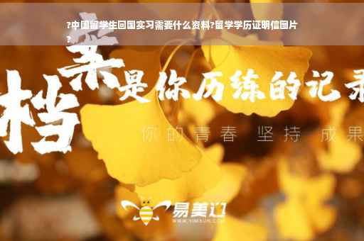 ?中国留学生回国实习需要什么资料?留学学历证明信图片
?