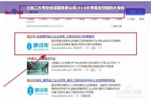 三加二大专毕业证国家承认吗,3＋2大专是全日制的大专吗