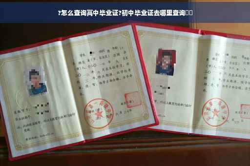 ?怎么查询高中毕业证?初中毕业证去哪里查询⚡️