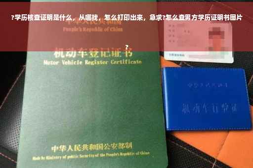 ?学历核查证明是什么，从哪找，怎么打印出来，急求?怎么查男方学历证明书图片
?