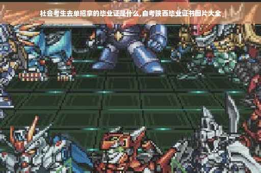 社会考生去单招拿的毕业证是什么,自考陕西毕业证书图片大全
